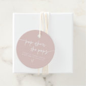 MARLO Blush en beige Pop als ze Pop Bedankjes Labels (In situ)