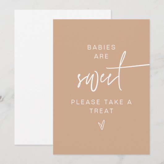 MARLO Bohemian Beige Babies zijn een mooi teken vo Kaart (Voorkant / Achterkant)