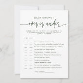 MARLO Bohemian Green over Baby shower Kaart (Voorkant)