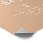 MARLO Boho Beige en Cream Pop als ze Poppen Poster (Hoek)