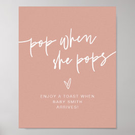 MARLO Boho Blush en Beige Pop als ze Poppen Poster