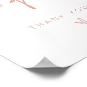 MARLO Boho Blush Pink Cards & Gifts Sign Poster (Hoek)