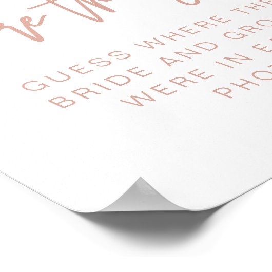 MARLO Boho Blush Pink waar ze waren gebarsten Poster (Hoek)