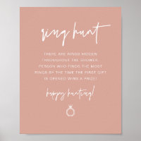 MARLO Boho Blush Ring Hunt Bruiloft Spel Pos
