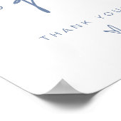 MARLO Boho Dusty Blue Cards & Gifts Sign Poster (Hoek)