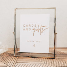 MARLO Boho Earth Tone Beige Cards & Gifts Sign