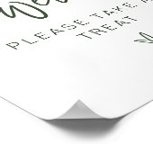 MARLO Boho Forest Green Baby's zijn zoet gebaar Poster (Hoek)