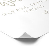 MARLO Boho Sage Green Baby's zijn zoet gebaar Poster (Hoek)