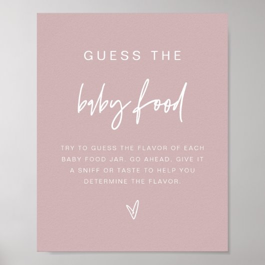 MARLO Boho Stof Roze Raad de Babyvoeding Spel Poster (Voorkant)