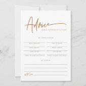 MARLO Boho Terracotta Baby Advies en voorspellinge Kaart (Voorkant)