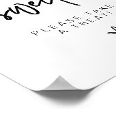 MARLO Bold Contemmodern Love is Sweet Treat Favor Poster (Hoek)