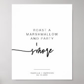 MARLO Bold Contemmodern S'mores Bar Sign Poster (Voorkant)