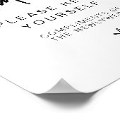 MARLO Bold Modern Dames Bathroom Toiletry Poster (Hoek)