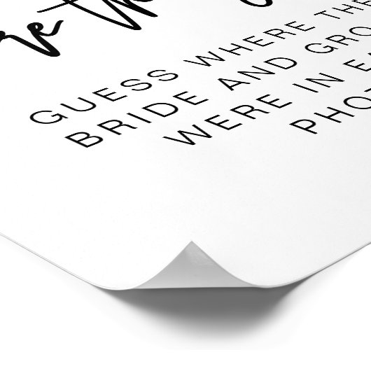 MARLO Bold Modern waar ze ondertekenden Poster (Hoek)