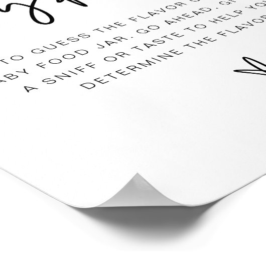 MARLO Bold Raad het Baby-Poster Poster (Hoek)