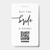 MARLO Contemeigent koop de Bride een Code van QR v Badge (Front)