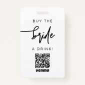 MARLO Contemeigent koop de Bride een Code van QR v Badge (Voorkant)