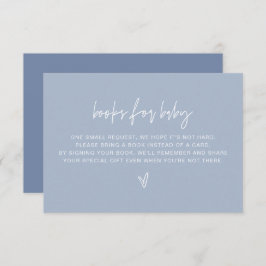 MARLO Modern Boho Dusty Blue Books for Baby Card Kaart