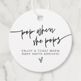 MARLO Modern Bold Pop als ze Pop Bedankjes Labels