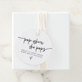 MARLO Modern Bold Pop als ze Pop Bedankjes Labels (In situ)