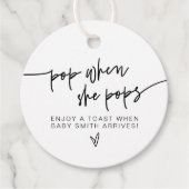 MARLO Modern Bold Pop als ze Pop Bedankjes Labels (Voorkant)