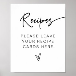 MARLO Vette hedendaagse Vrijgezellenfeest Recipes Poster