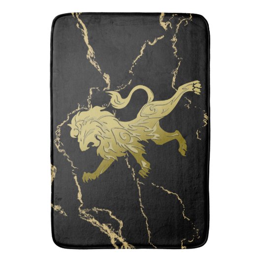 Marloed Golden Royal Lion Badmat (Voorkant Verticaal)