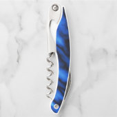 Marlofsapphire Blue en Black Kurkentrekker (Voorkant)