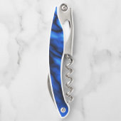 Marlofsapphire Blue en Black Kurkentrekker (Achterkant)