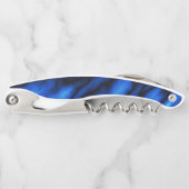 Marlofsapphire Blue en Black Kurkentrekker (Voorkant)