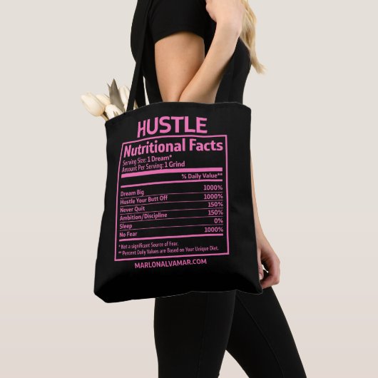 Marlon Alvamar Hustle Canvas tas (Dichtbij)