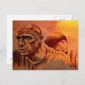 Marlon Brando Briefkaart (Voorkant / Achterkant)