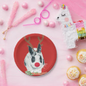 Marlon Bundo-bord voor kerstcadeaupapier Papieren Bordje (Feest)