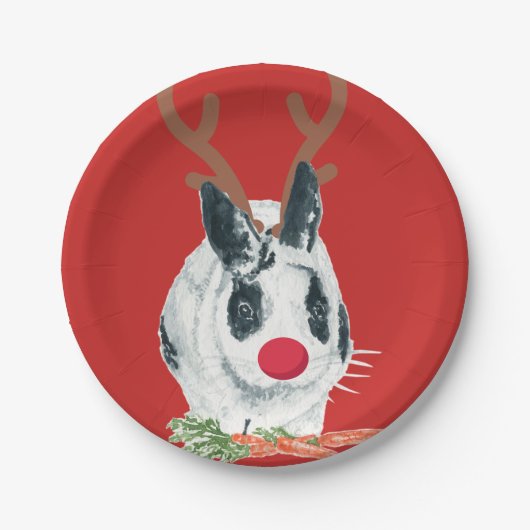 Marlon Bundo-bord voor kerstcadeaupapier Papieren Bordje (Voorkant)