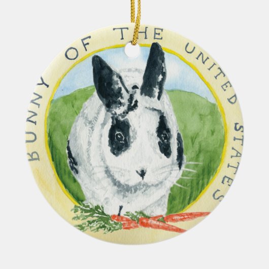 Marlon Bundo Botus kerstversiering Keramisch Ornament (Voorkant)