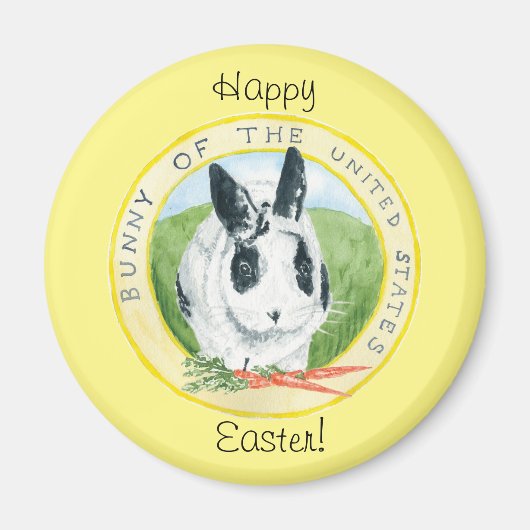 Marlon Bundo Easter magnet geel (Voorkant)