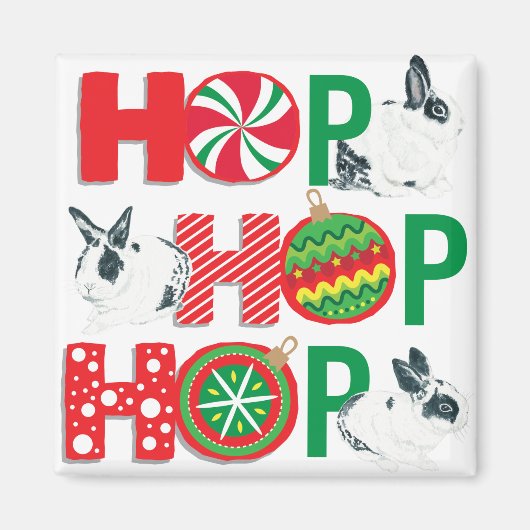 Marlon Bundo kerst HOP magnet (Voorkant)