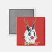 Marlon Bundo met Kerstmis Rudolph magnet (Voorkant / Achterkant)