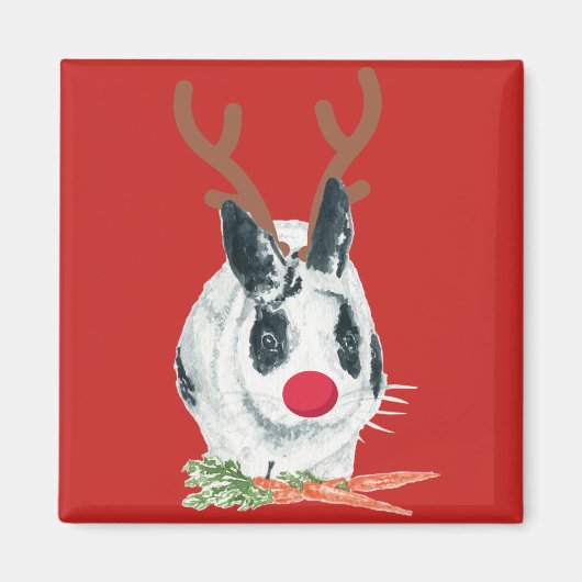 Marlon Bundo met Kerstmis Rudolph magnet (Voorkant)
