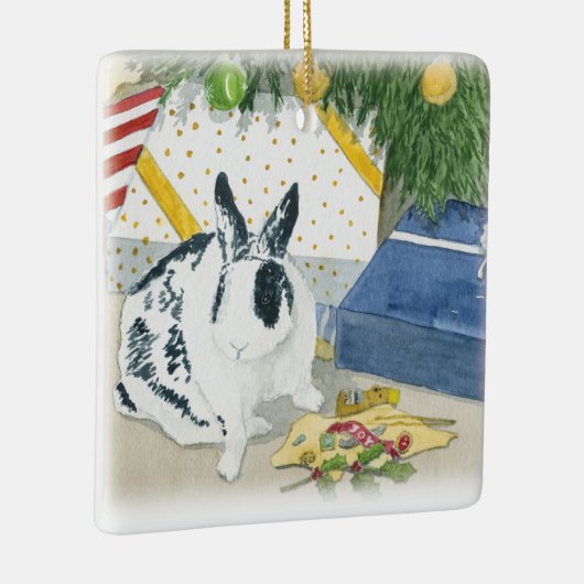 Marlon Bundo's beste kerstversiering Keramisch Ornament (Rechts)