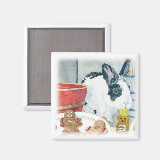 Marlon koekje kerstmagnetet magneet (Voorkant / Achterkant)