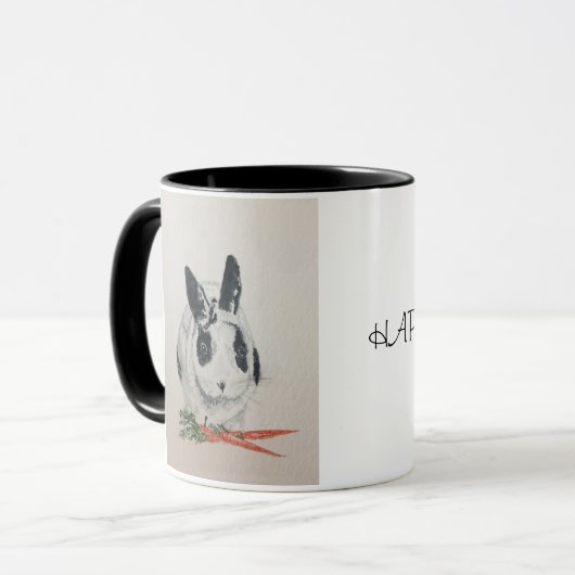 Marlon met twee toontonen Pasen mok (Voorkant links)