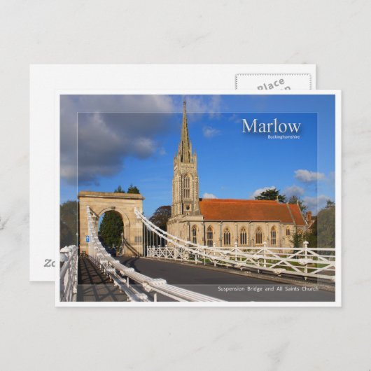 Marlow Bridge Briefkaart (Voorkant / Achterkant)