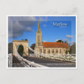 Marlow Bridge Briefkaart (Voorkant)