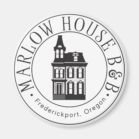 Marlow House B & B Buttonnen en magneten (Voorkant)