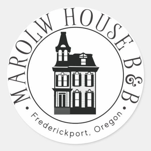 Marlow House B & B Stickers (Voorkant)