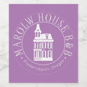 Marlow House Wijnlabel Wijn Etiket (Enkel label)
