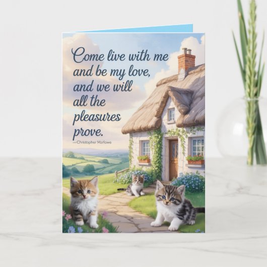 Marlowe Valentine's Day Card Feestdagen Kaart (Voorkant)