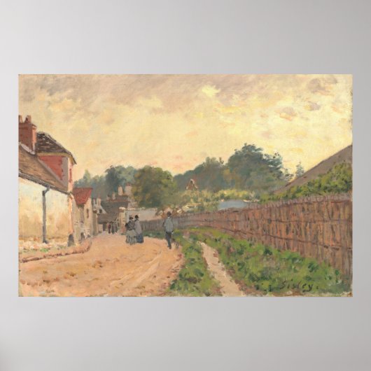 Marly-le-Roi - Alfred Sisley Fijne Kunst Poster (Voorkant)