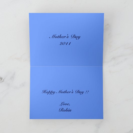 Marlyn m-day card kaart (Binnen)